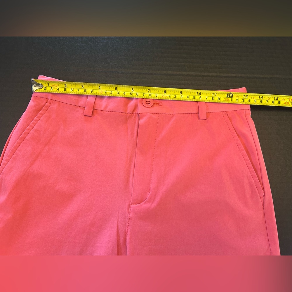 Vineyard Vines Boys Performance Shorts Adjustable Waist Size 14 Jetty Red Preppy - Picture 7 of 12